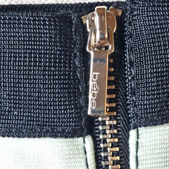 Bebe Stripped Midi Skirt - Size Small - Picture 4 of 7